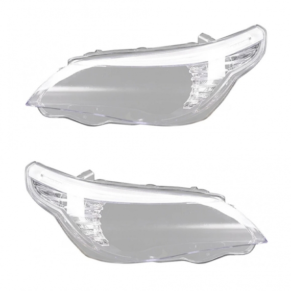 Стекло фар BMW 5 E60 E61 LED Shade Plus (2003-2010) рестайлинг левое и правое