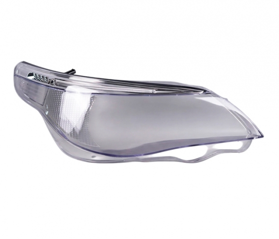 Скло фар BMW 5 E60 E61 LED Shade (2003-2010) дорестайлінг ліве і праве