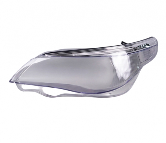 Скло фар BMW 5 E60 E61 LED Shade (2003-2010) дорестайлінг ліве і праве